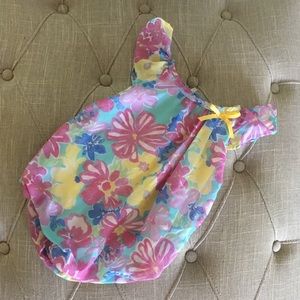 First impressions baby girl bubble romper